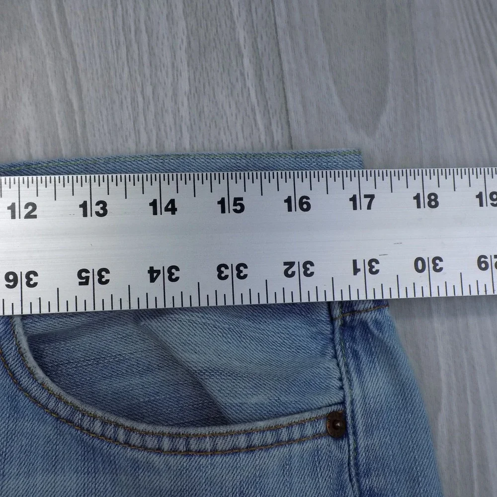 Lucky Brand Jeans Mens 34x30 Made USA Vintage Straight Leg Blue Denim Y2K